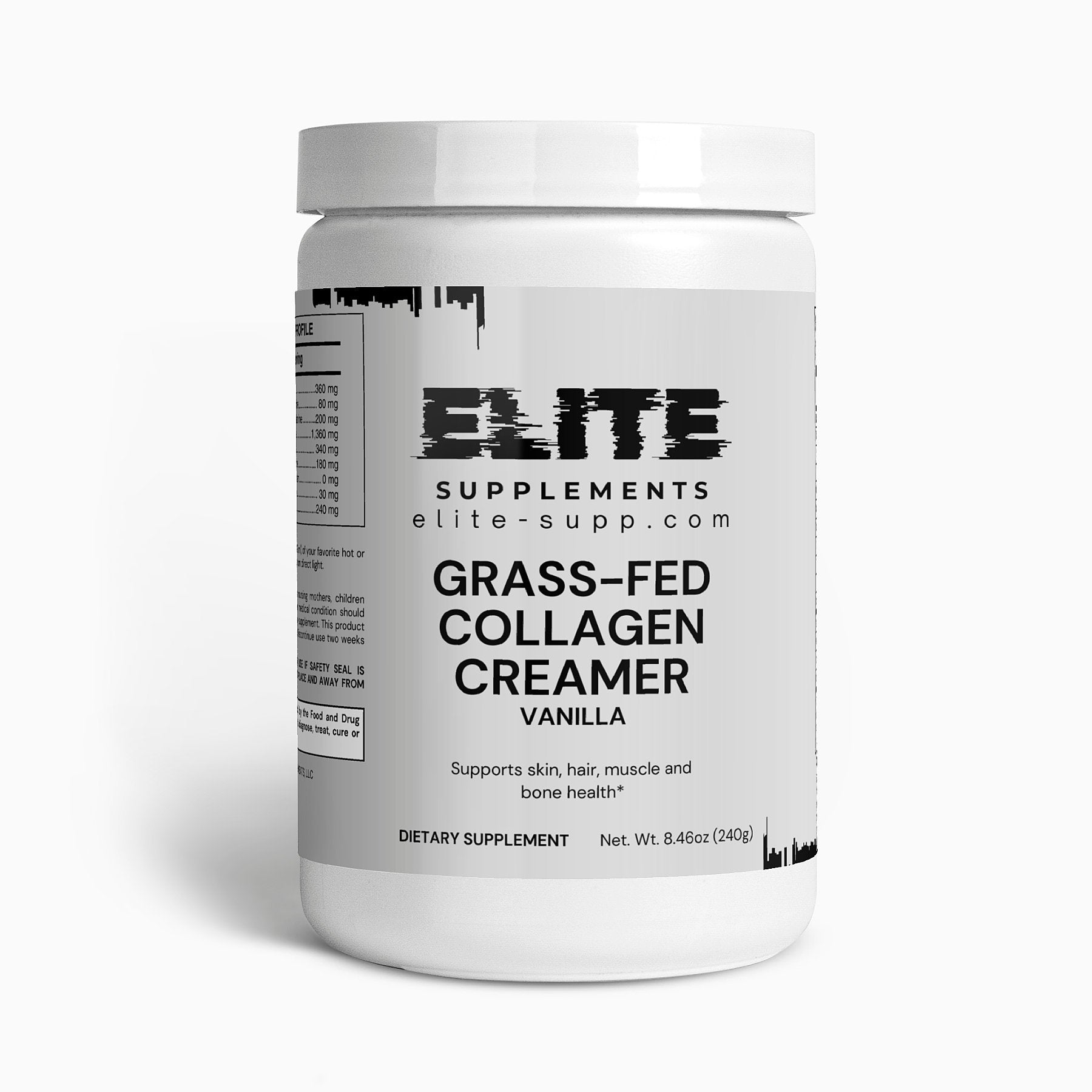 Grass-Fed Collagen Creamer (Vanilla)