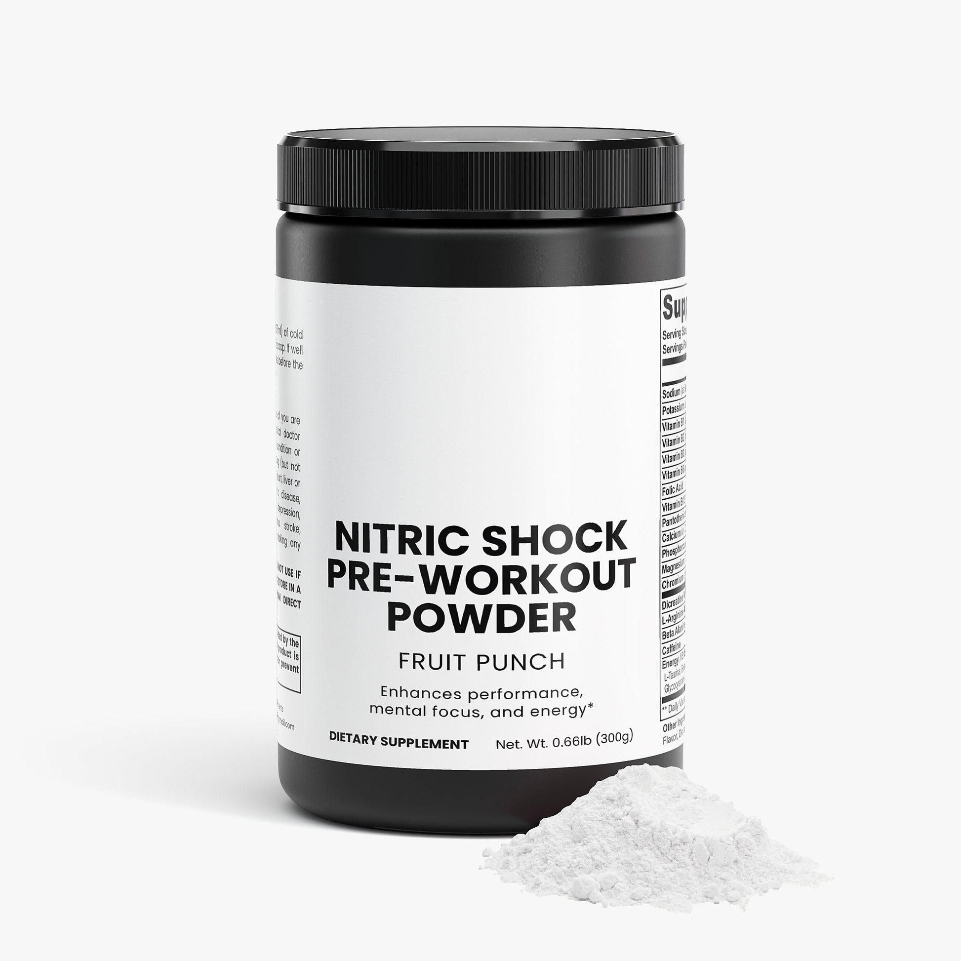 Nitric Shock Pre-Workout Powder (Fruit Punch)