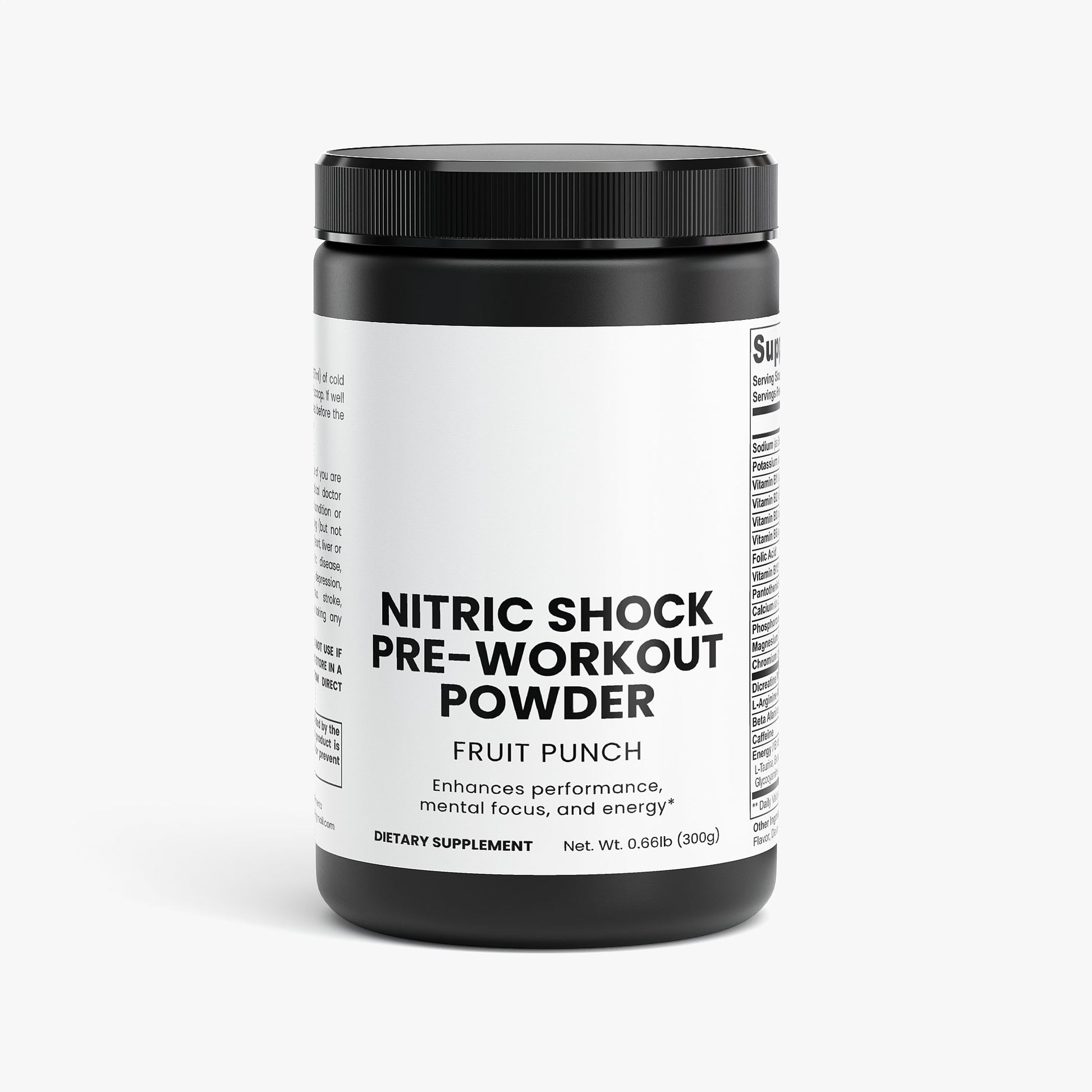 Nitric Shock Pre-Workout Powder (Fruit Punch)